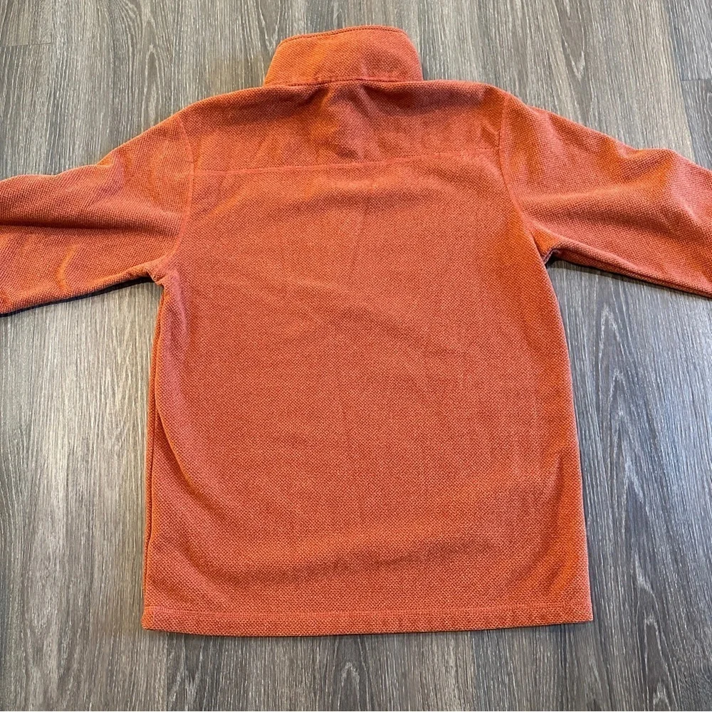 The North Face Men’s Fleece Pullover Textured Cap Rock Picante Red Heather sz S